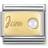 Nomination Classic June Birthstone Charm - Silver/Gold/White