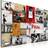 Arkiio Banksy collage 90x60 Tavla