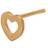 Stine A Petit Open Love Heart Earring - Gold