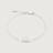 Monica Vinader Sterling Nura Tiny Fine Chain Bracelet