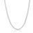 Adornia Cuban Curb Chain Necklace - Silver