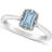 Affinity Sterling Topaz and Diamond Accent Ring, Women's