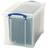 Really Useful 24L Plastic with Lid Clear Storage Box