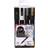 Pack of 4 Uni Posca Mono-Tone Marker Pens Medium