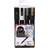 Posca Pack of 4 Uni Posca Mono-Tone Marker Pens Medium