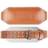 Gorilla Wear 6 Inch Padded Leather Belt Brown