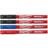 Milwaukee Inkzall speedmarker ultrafin spids, 4stk ass farve