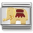 Nomination Composable Classic Elephant Link - Gold/Silver/Red