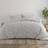 Home Collection Rose Duvet Cover Grey (284.48x248.92cm)