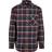 Urban Classics Heavy Oversized Checked Shirt navy/red