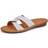Rieker Soltau Sandaler og Hjemmesko - Offwhite/Brun