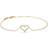 Mads Z Tender Heart armband kt. m. 0,12ct.
