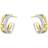 Georg Jensen Fusion Earrings - Gold/White Gold/Diamonds