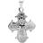 Lund Copenhagen Dagmarkors Pendant - Silver
