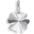Jane Kønig Reflection Clover Pendant - Silver Sterling 925