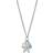 Fossil Elliot Sea Stars Chalcedony & Freshwater Pearl Necklace JFS00573040