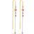 Mads Z Luxury Rainbow Earring - Gold/Multicolour