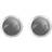 Ole Lynggaard Circus Stud Earrings - Silver/Grey