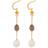 Pernille Corydon Lagoon Shade Earrings - Gold/Yellow/Pink