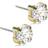Blomdahl Golden Titanium Tiffany - Gold/Transparent