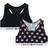 Tommy Hilfiger 2-Pack Offset Stars Desert Sky Bralettes 10-12