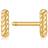 Ania Haie Rope Bar Stud Earrings E036-01H