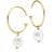 Izabel Camille Passion Earrings - Gold/Pearls