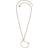 Karl Lagerfeld Ladies Rose Plated Choupette Necklace