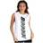 New Balance Womens Relentless Cinched Back Graphic Tank Top