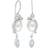 Rabinovich Optimism Earrings - Silver/White/Transparent