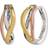 Engelsrufer Paradise Tricolor Hoop Earrings - Silver/Gold/Rose Gold