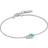 Ania Haie Crescent Link Bracelet - Silver/Turquoise