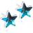 Blomdahl Star Aquamarine örhängen 6mm 15-0108-05