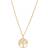Lund Copenhagen Tree Of Life Pendant - Gold/White