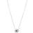 Fossil Elliott Evil Eye Necklace - Silver/Transparent/Black/Mother of pearl