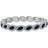 Jon Richard Oval Link Stretch Bracelet, Silver/Blue