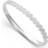 Guess Leaf Bangle Bracelet - Silver/Diamonds