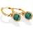 Hot Diamonds X Jac Jossa Revive Malachite Earrings