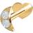 Nordahl Jewellery 14Kt Måne Ørestik m/0.008ct Diamanter 314 206BR5