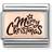 Nomination Composable Classic Link Merry Christmas Charm - Silver/Rose Gold/Brown