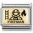 Nomination Classic Link Fireman - Silver/Gold/Black