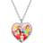 Disney Princess Pendant Necklace - Silver/Multicolour