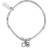 ChloBo Children's Mini Noodle Cube Two Hearts Bracelet