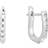 Ania Haie Shiny Spike Huggie Hoop Earrings E025-07G