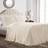 Lush Decor Ruffle Sängöverkast Vit (203.2x193.04cm)