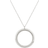 Edblad Zinnia Necklace L - Silver/Transparent