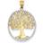 Finest Gold Tree of Life Pendant - Gold/Silver