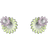 Georg Jensen Stine Goya Daisy Earrings - Silver/Green/Purple