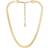 Ettika Brooklyn Flat Snake Chain Necklace - Gold