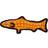 Ocean Creatures Trout Squeaky Plush Dog Toy